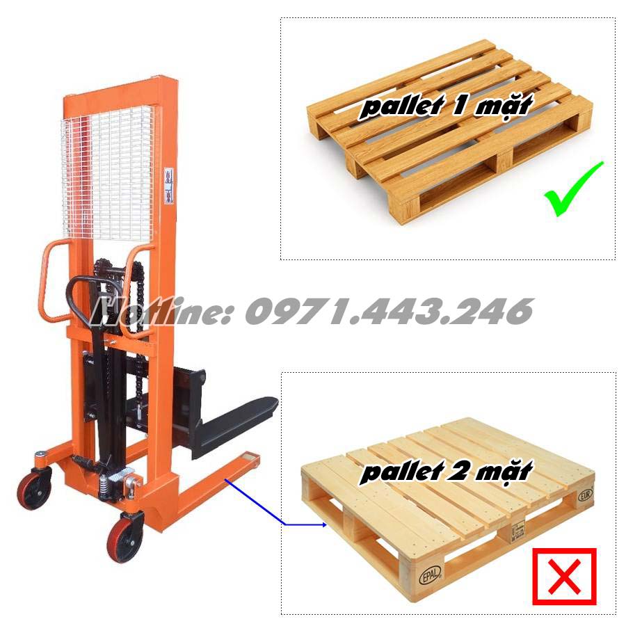 Pallet phù hợp cho xe nâng tay cao