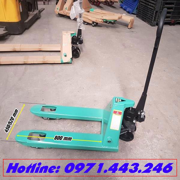 Xe nâng tay thấp siêu ngắn staxx 2500kg