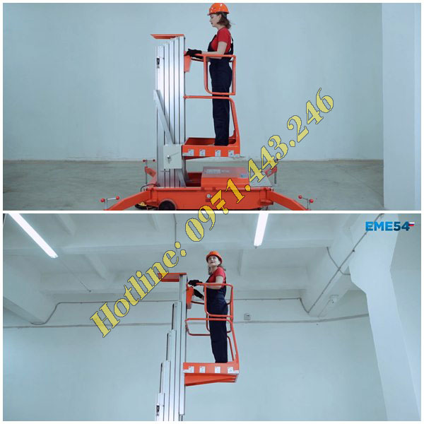 Thang nâng gập rút 6 mét Niuli