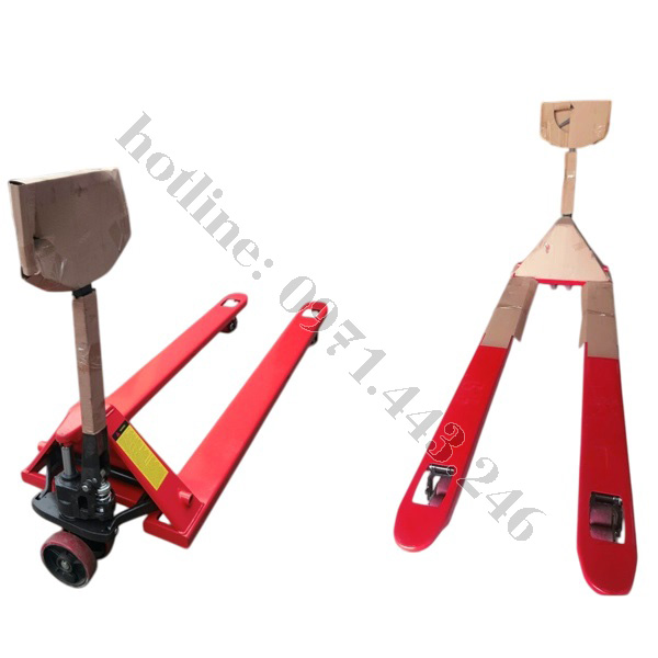 Xe nâng tay thấp càng dài 1800 mm