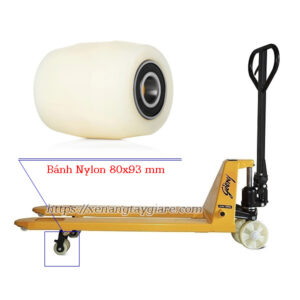 Bánh nylon 80x93 mm - Xe nâng tay thấp