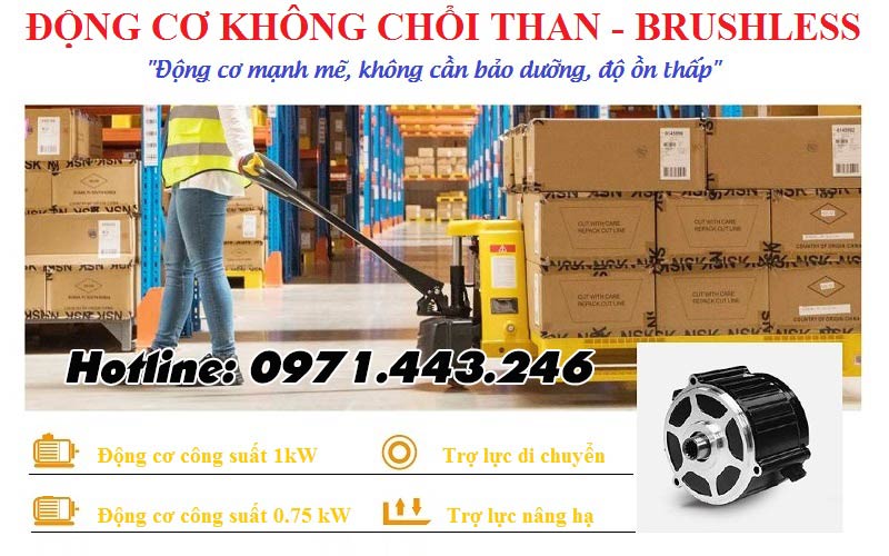 Động cơ trên xe nâng điện staxx ept20h