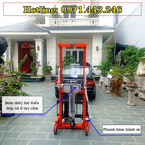 Xe nâng tay cao 3 tấn Maihui