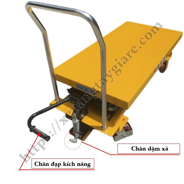 Bàn nâng thủy lực 500kg model PTH500