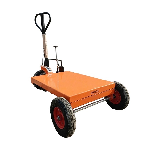 Bàn nâng 500kg bánh lốp