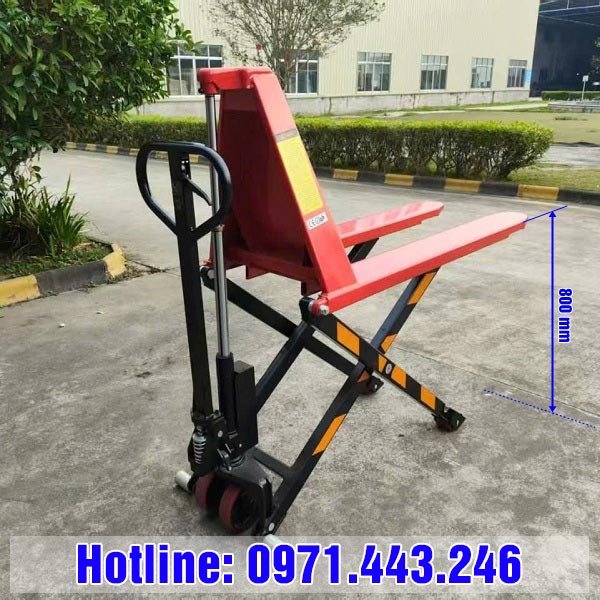 Chiều cao nâng xe nâng tay cắt kéo