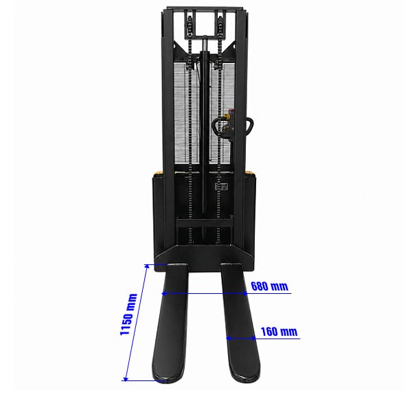 Kích thước càng xe nâng điện WS15H-3000