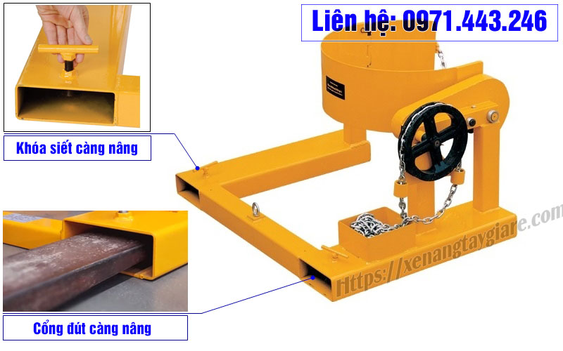 Khung bộ xoay thùng phuy HK285A
