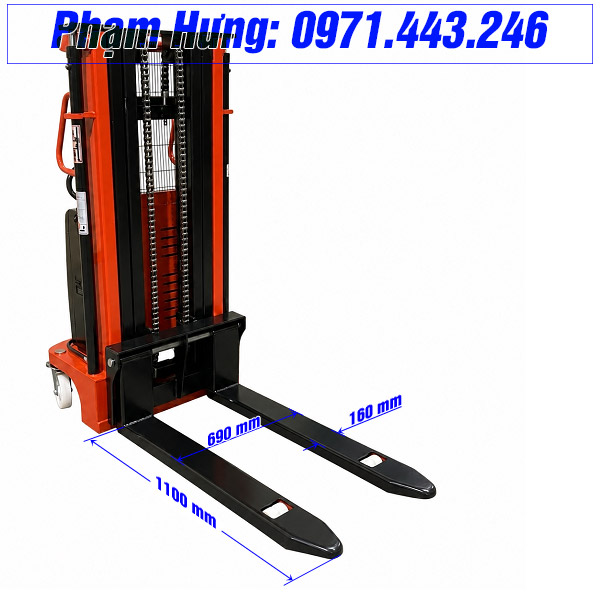 Càng xe nâng bán tự động CTD1535