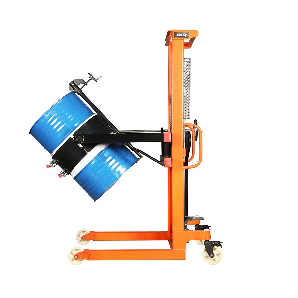 Xe nâng quay đổ phuy sắt DA350