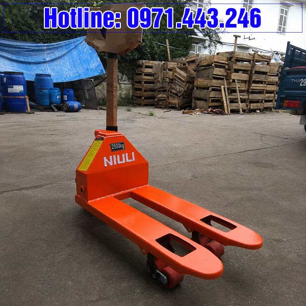 Xe nâng tay 2500kg 450x800mm Niuli CBY-SD2.5T
