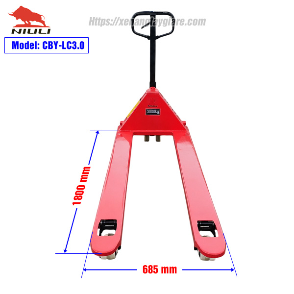 Xe nâng tay CBY-LC3.0 685x1800mm