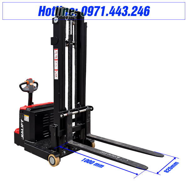 Kích thước càng xe nâng điện đối trọng 1000kg